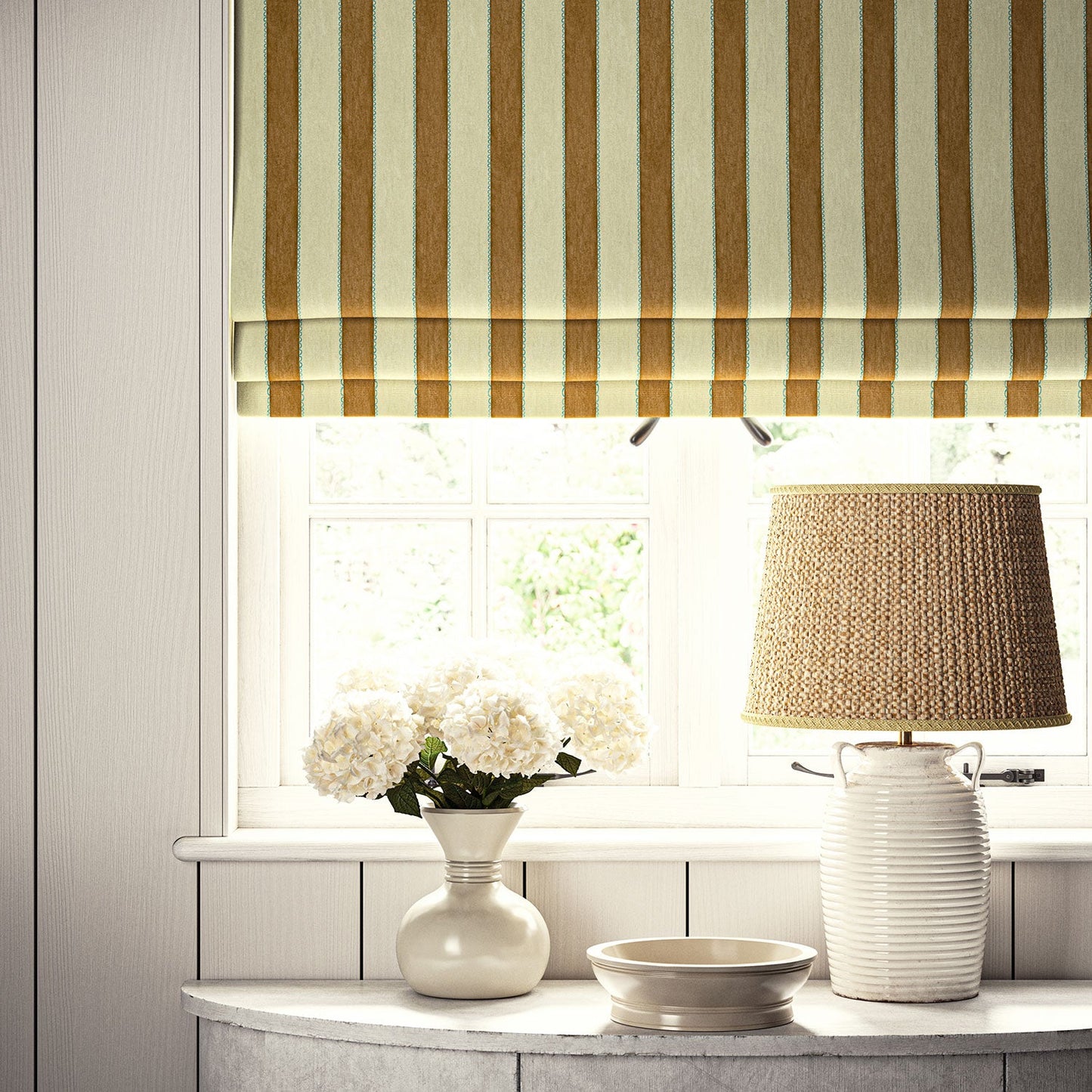 Linwood Lola Stripe Fox Den Made to Measure Curtains
