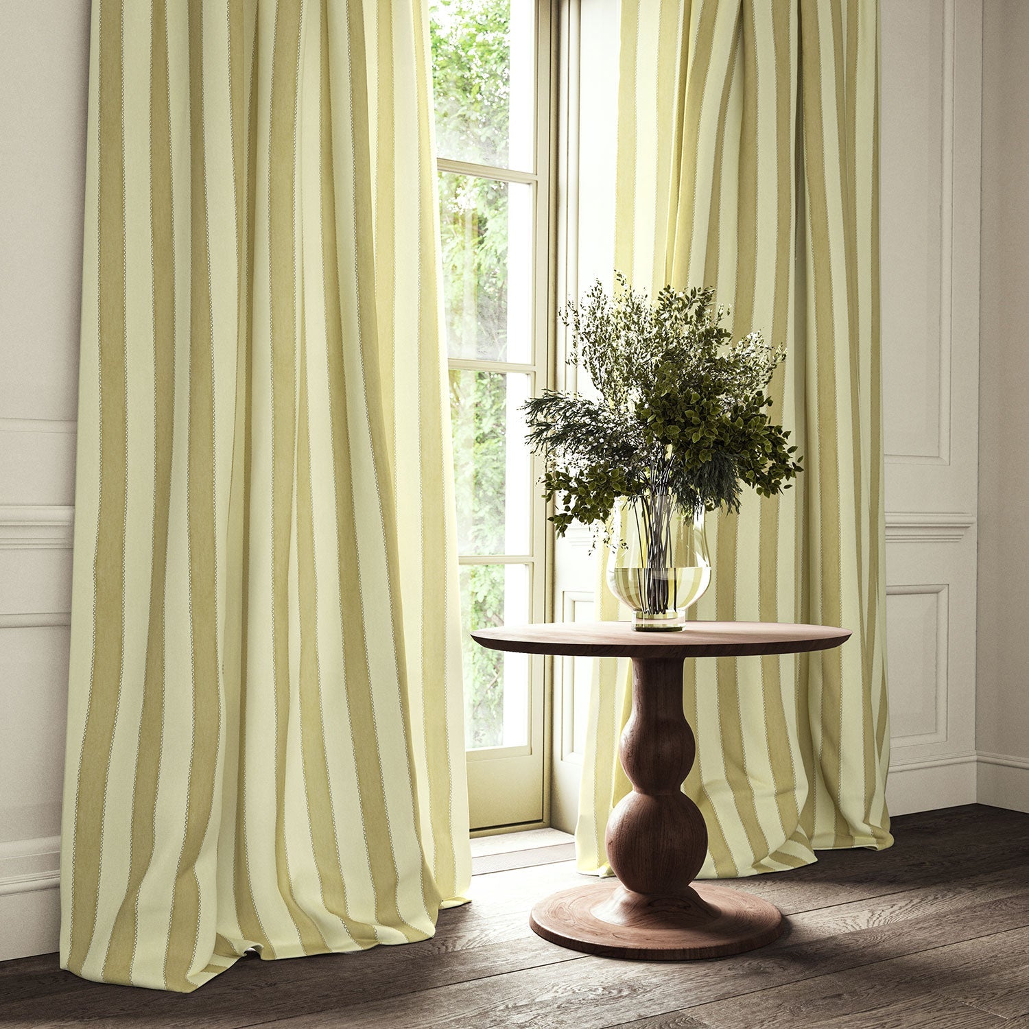 Linwood Lola Stripe Haystack Made to Measure Curtains
