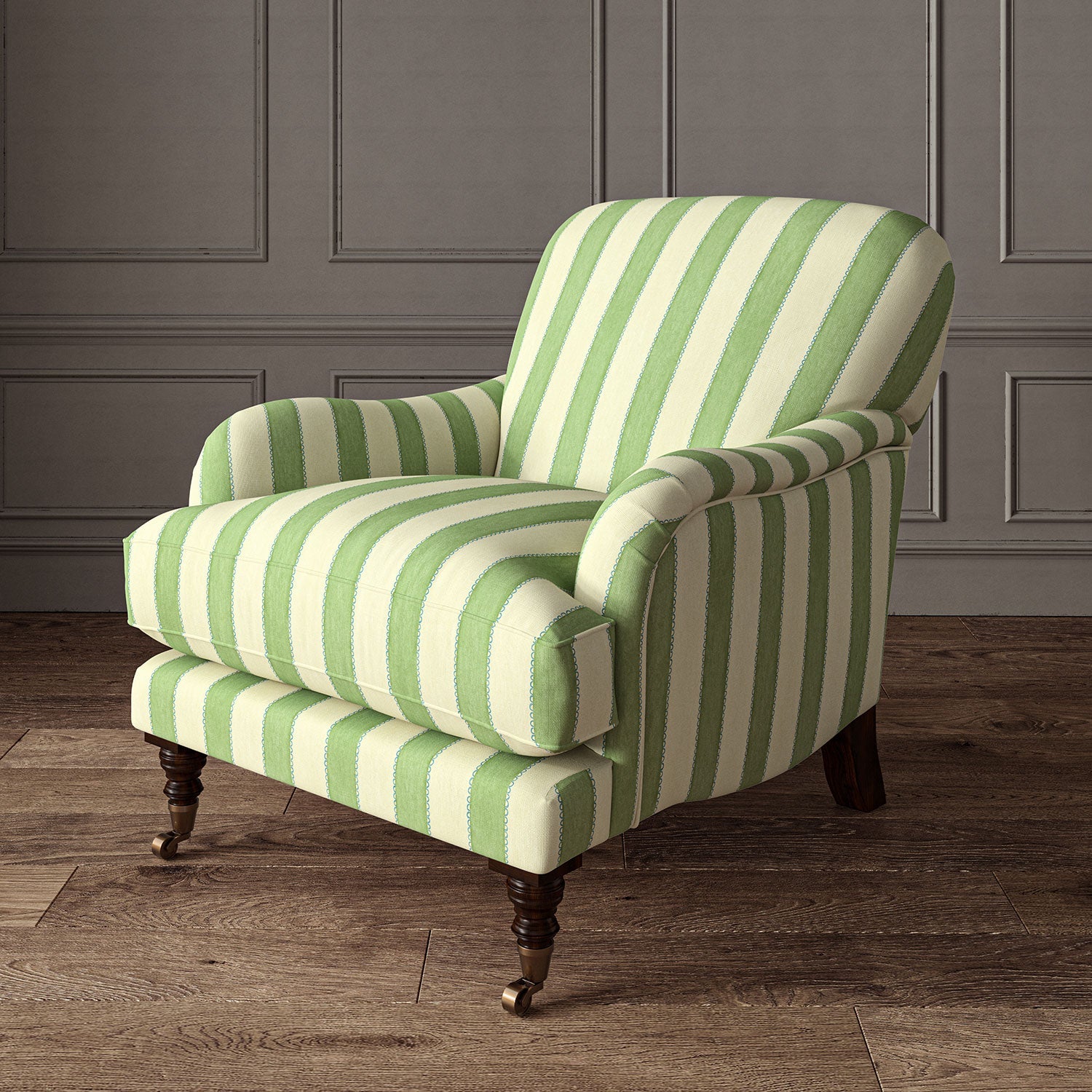 Linwood Lola Stripe Hedgerow Made to Measure Curtains