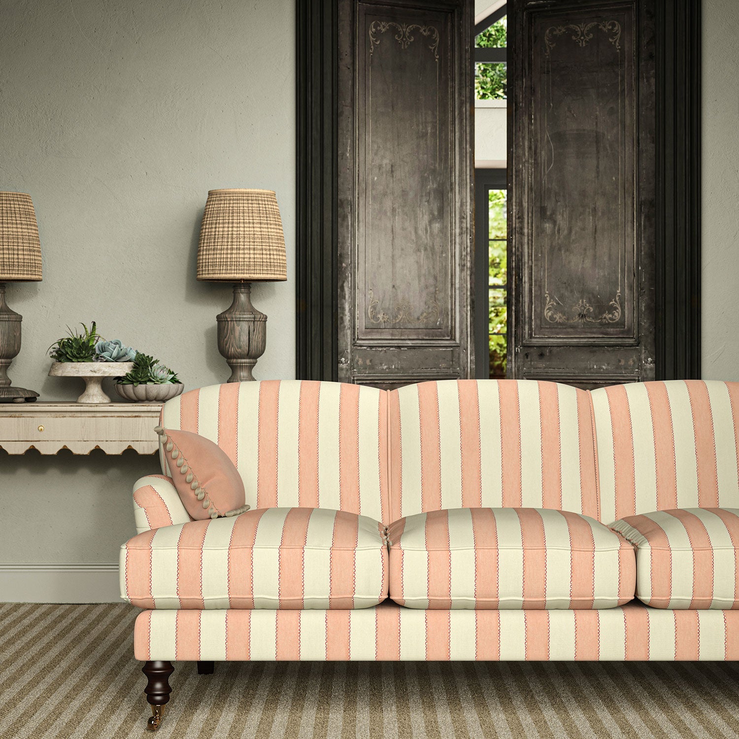 Linwood Lola Stripe Pavlova Made to Measure Curtains