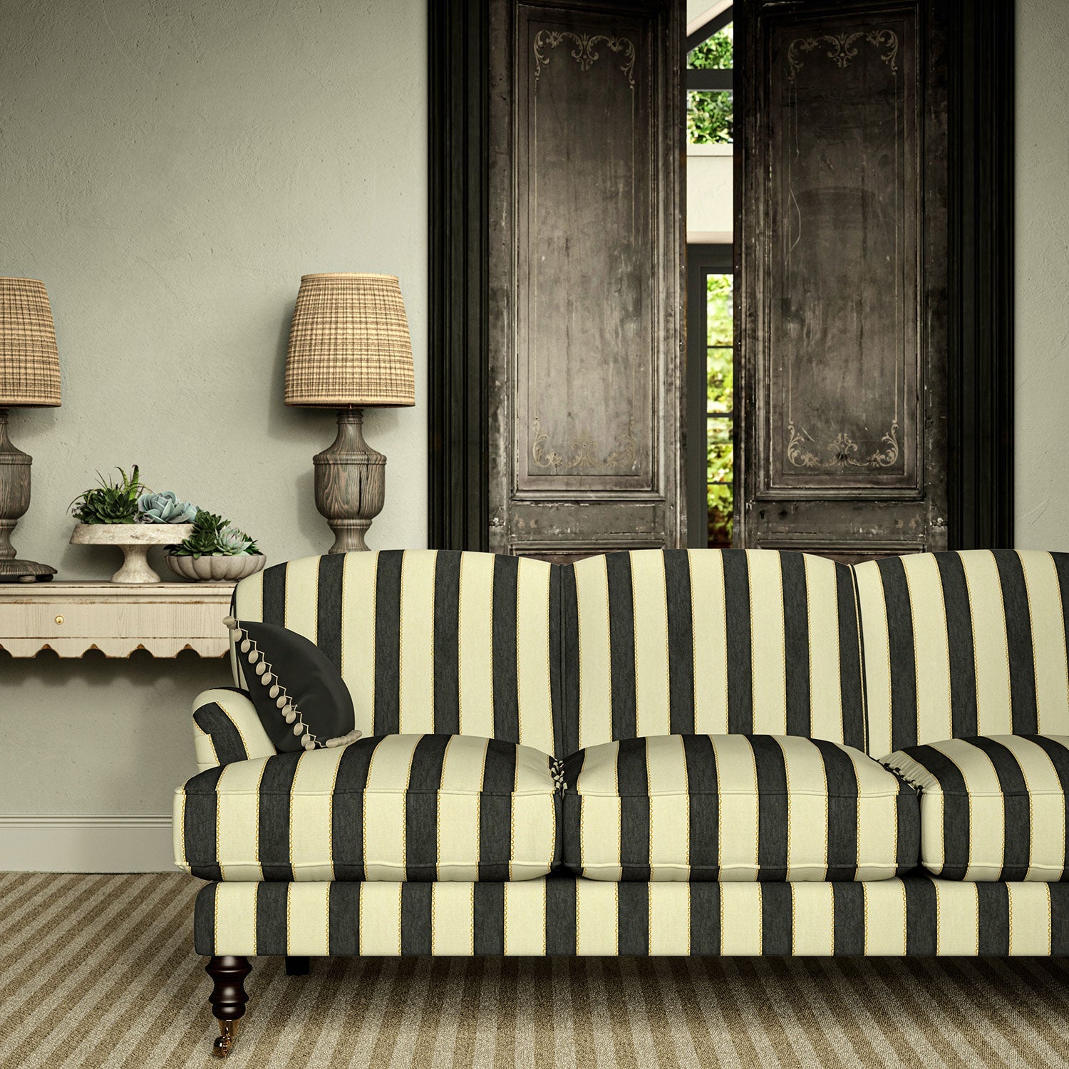 Linwood Lola Stripe Spellbound FR Made to Measure Curtains