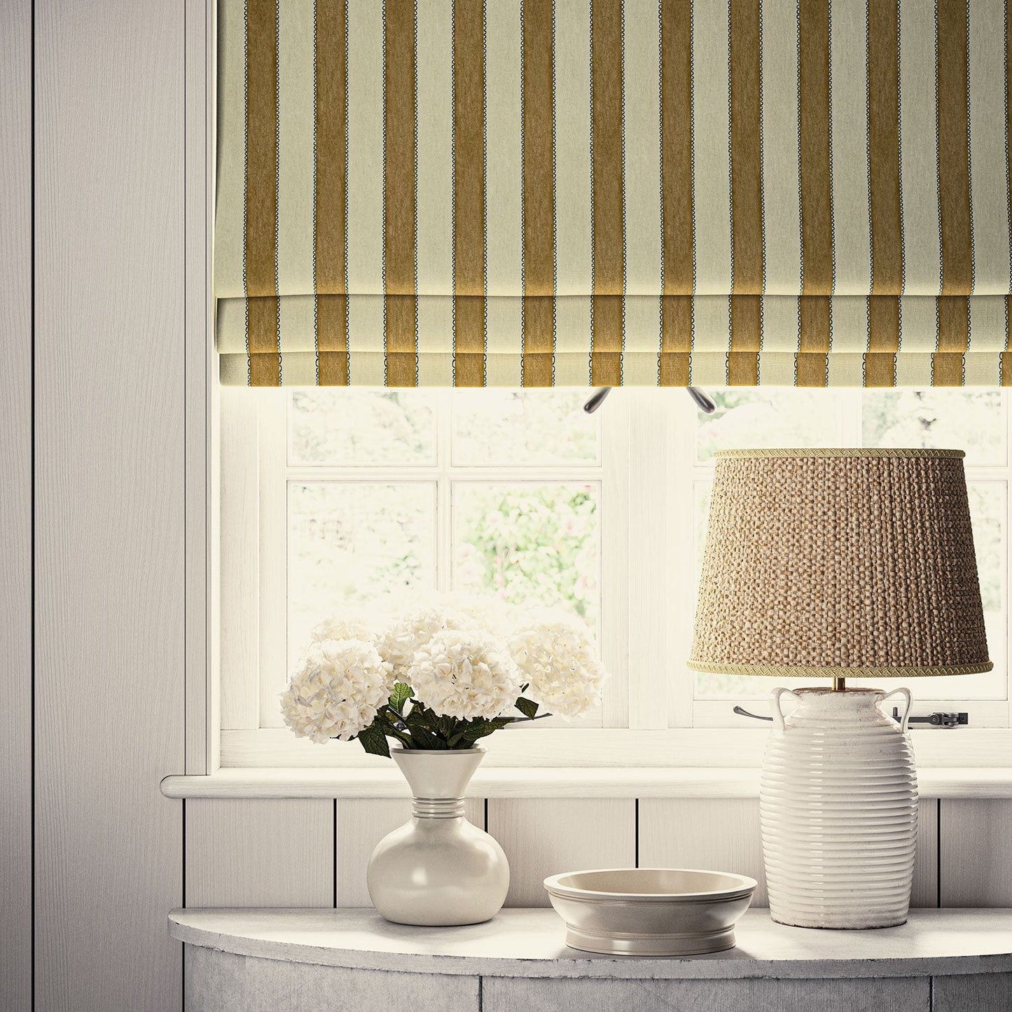Linwood Lola Stripe Toast Rack Made to Measure Curtains