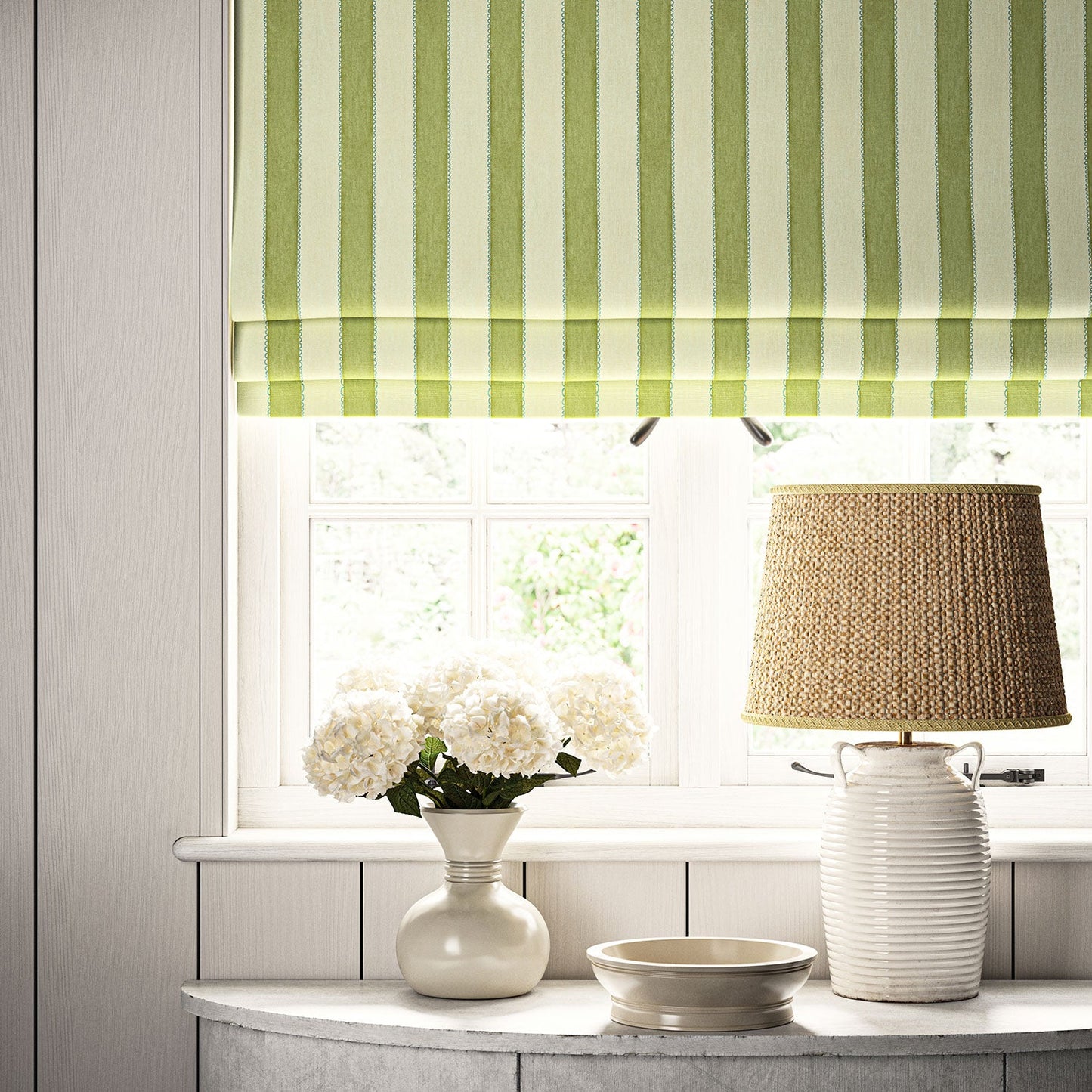 Linwood Lola Stripe Topiary FR Made to Measure Curtains