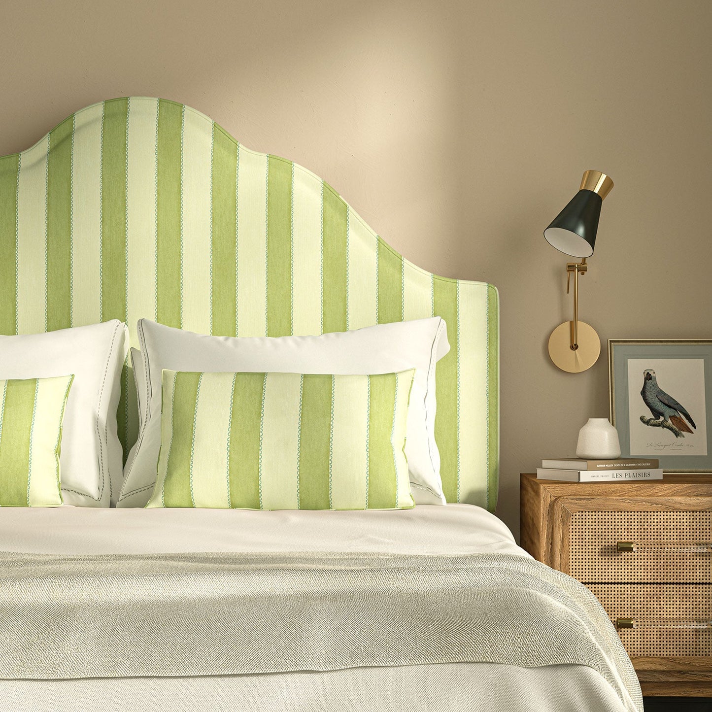 Linwood Lola Stripe Topiary Made to Measure Curtains