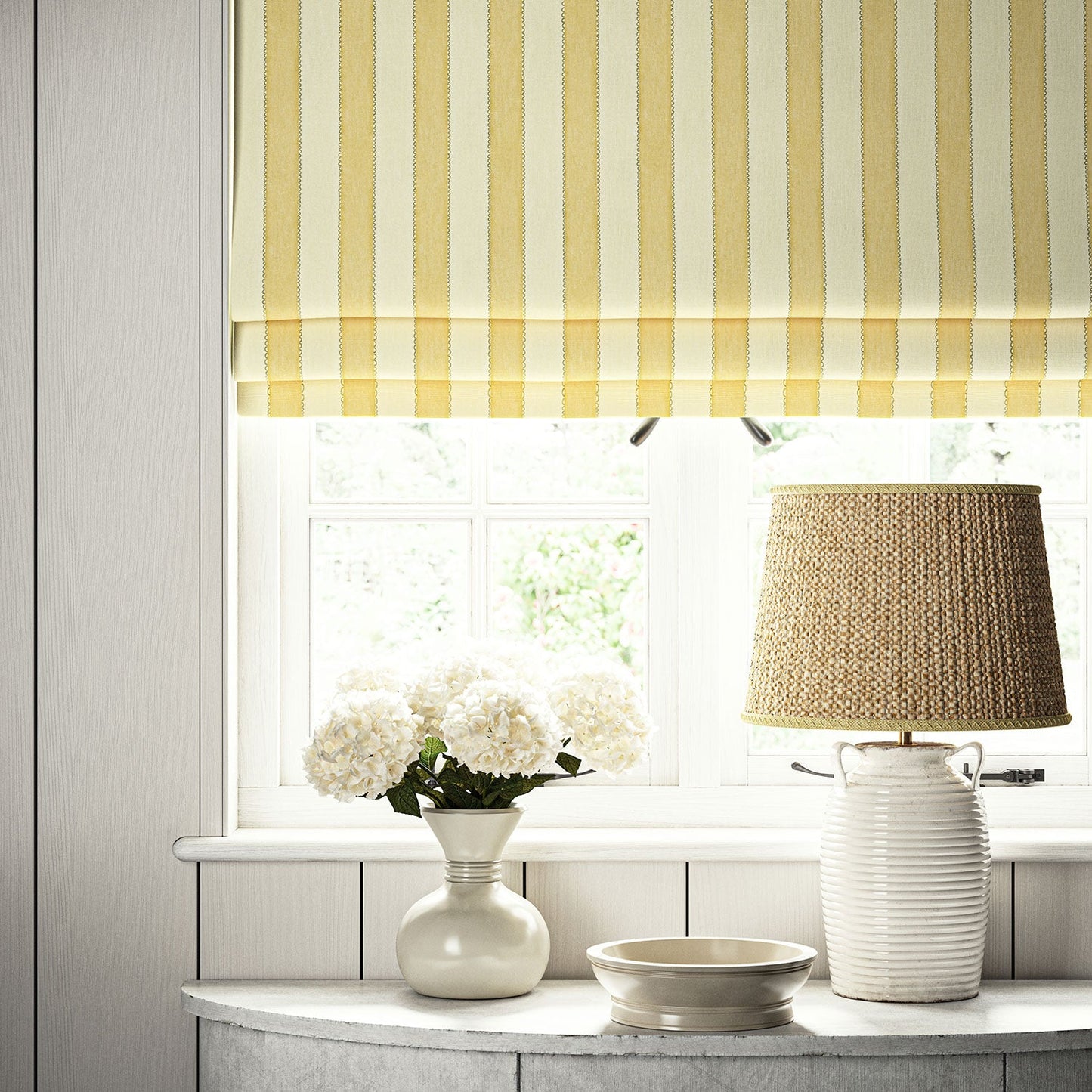 Linwood Lola Stripe Vanilla Slice Made to Measure Curtains
