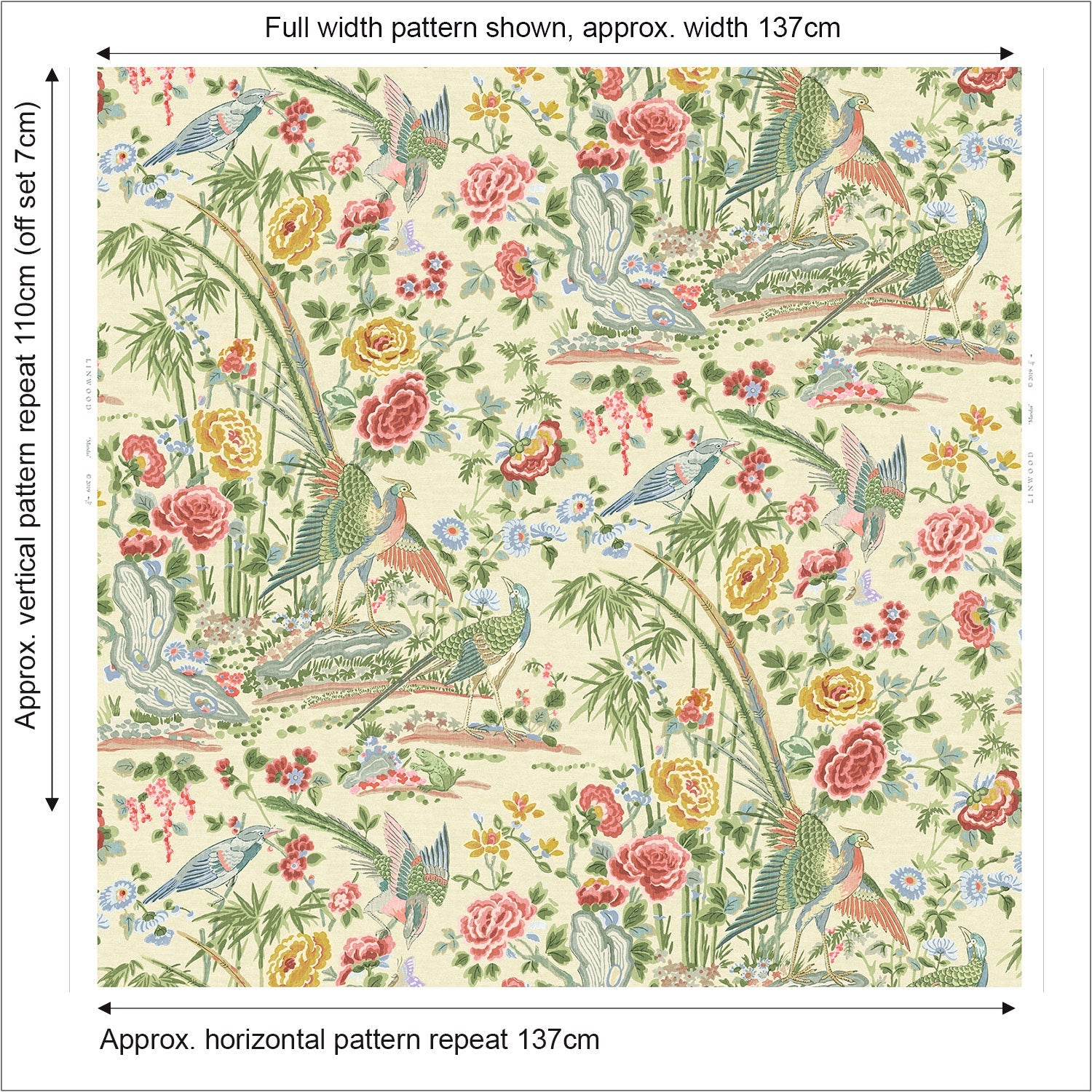 Linwood Mandai Primrose FR Made to Measure Curtains