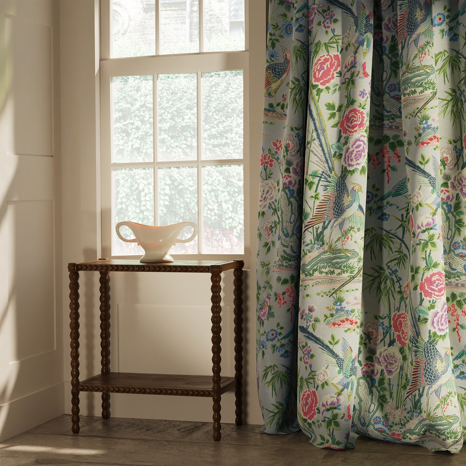 Linwood Mandai French Grey Made to Measure Curtains
