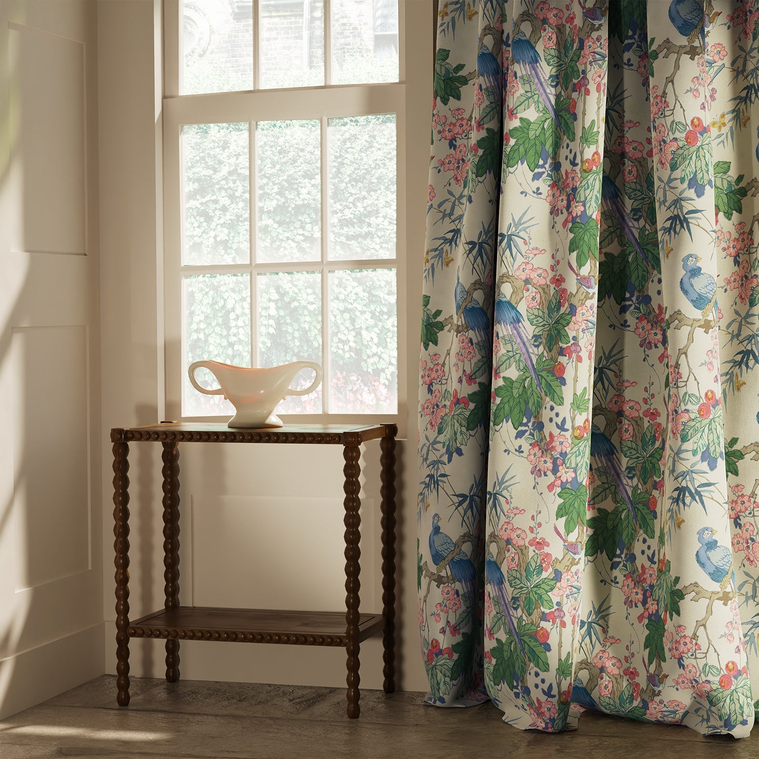 Linwood Miji Aloe FR Made to Measure Curtains
