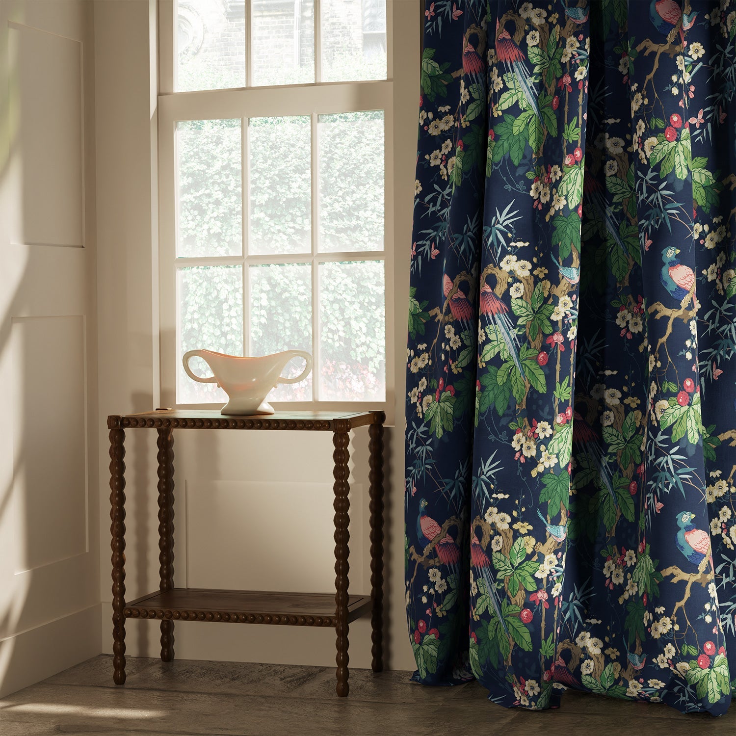 Linwood Miji Navy Made to Measure Curtains