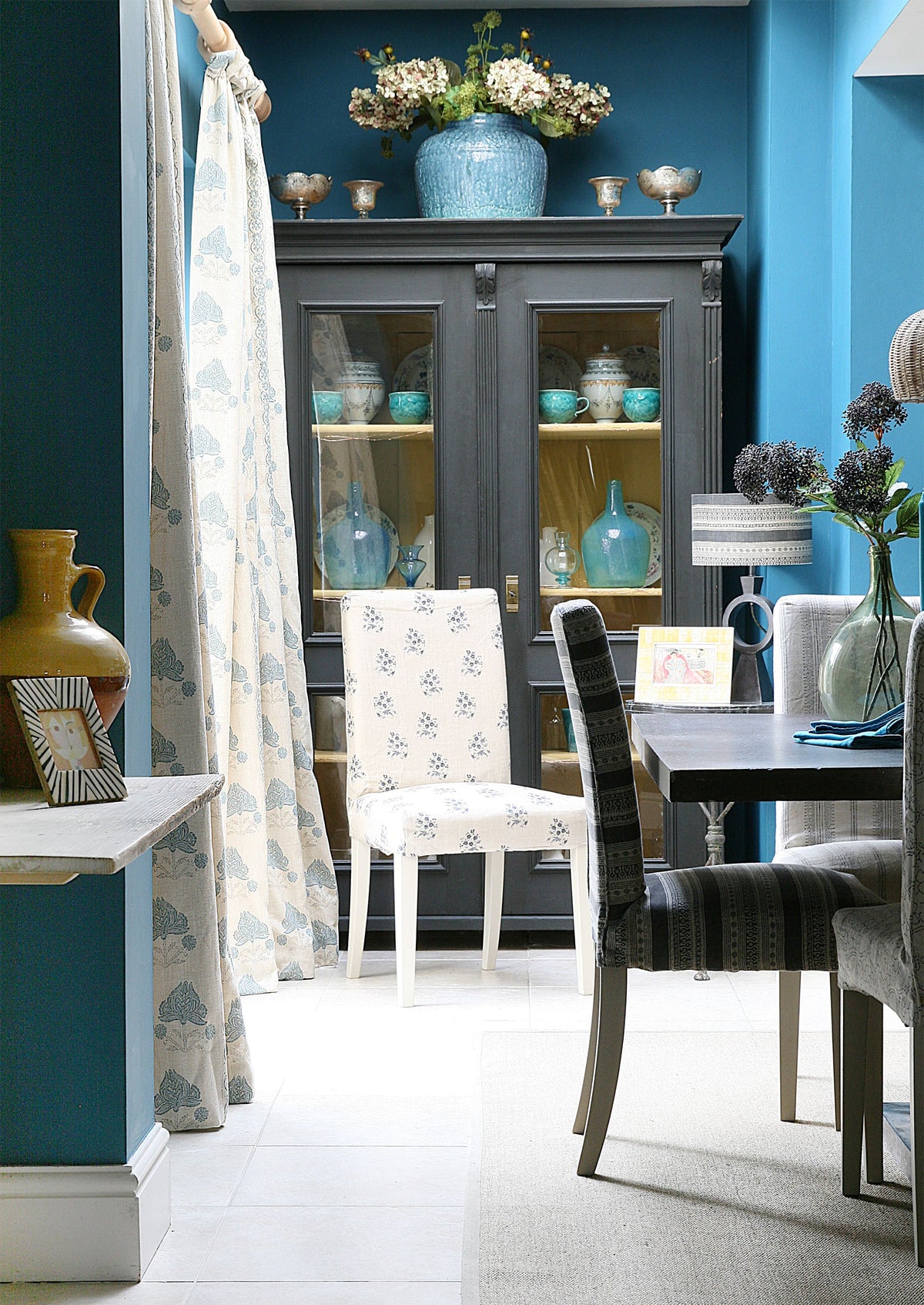Kate Forman Malika Blue Made to Measure Curtains – image 2