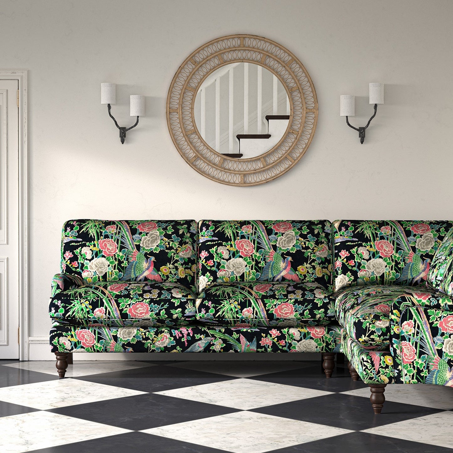 Linwood Mandai Velvet Midnight Made to Measure Curtains