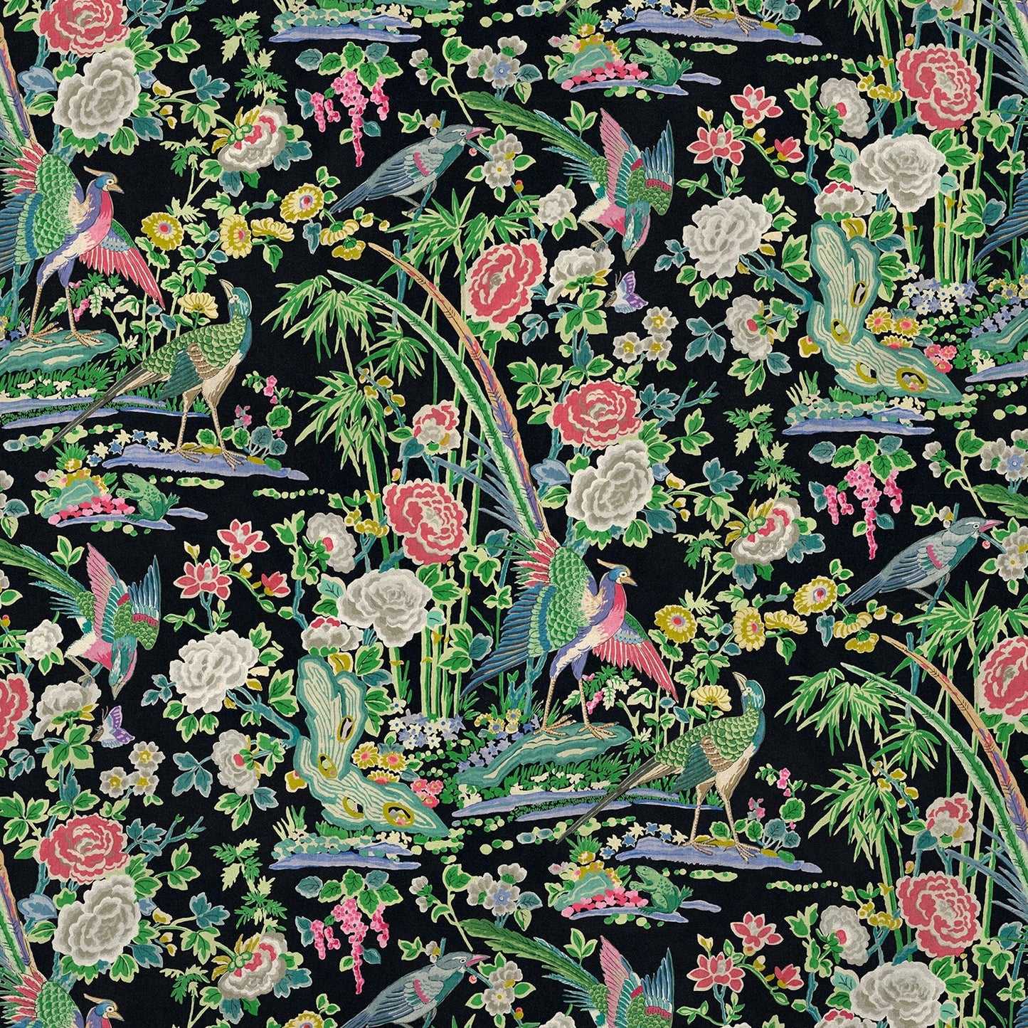 Linwood Mandai Velvet Midnight Made to Measure Curtains