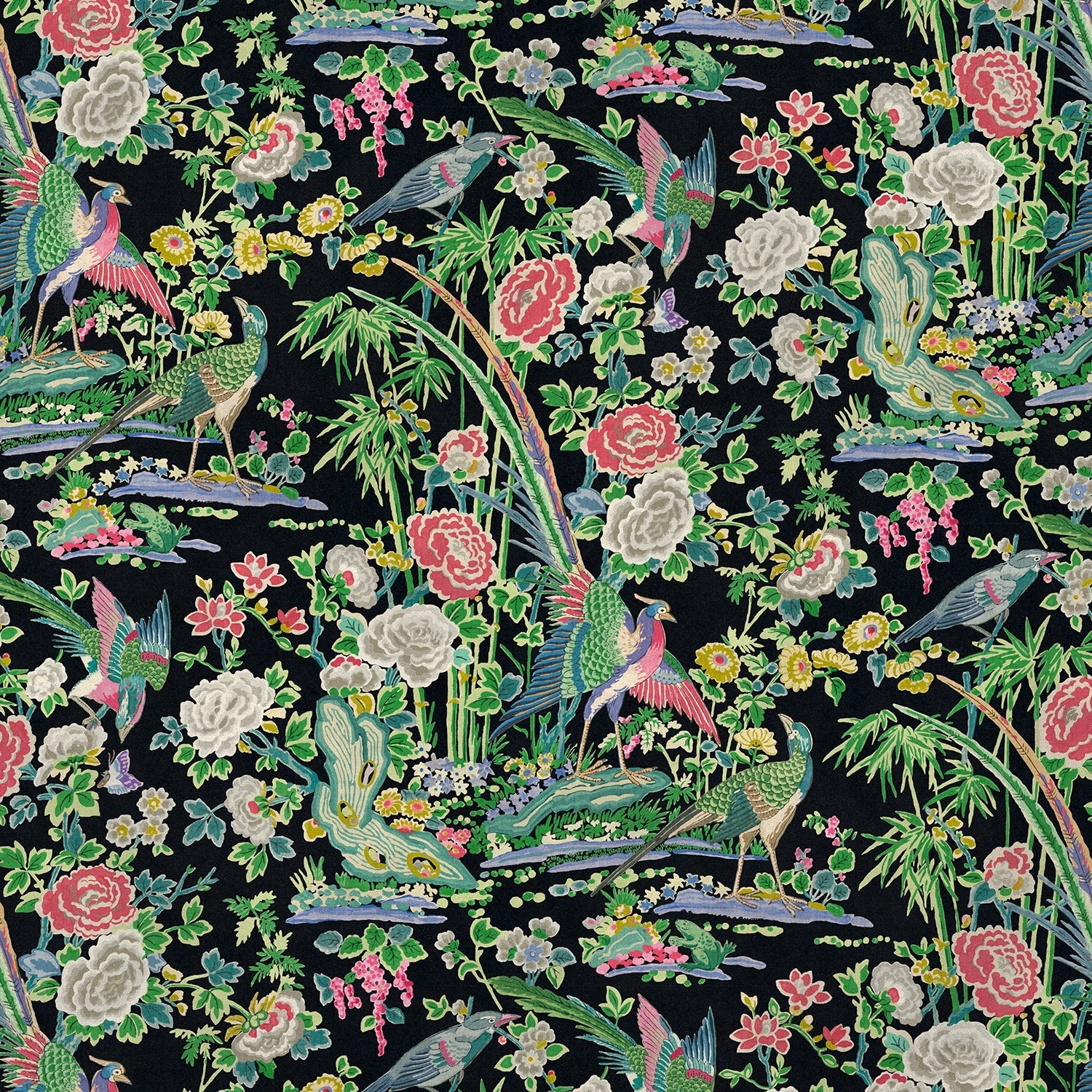 Linwood Mandai Velvet Midnight Made to Measure Curtains