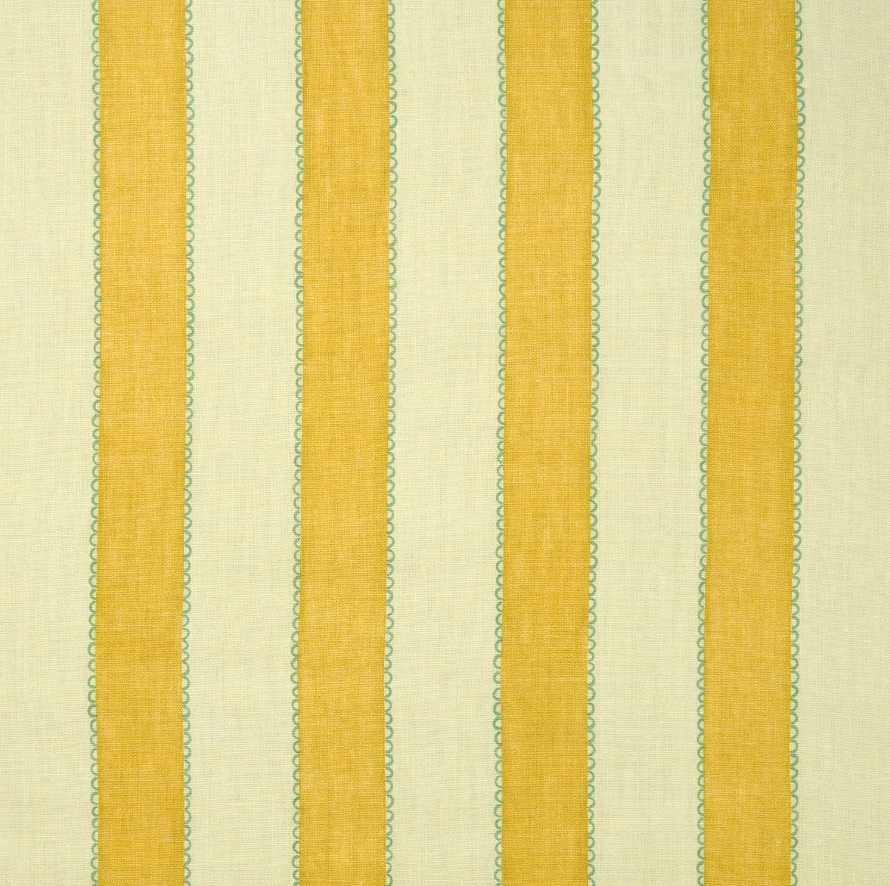 Marguerites Lola Stripe Linwood fabric cooshy 
