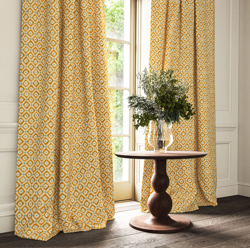  Marigold - Ima, Maru Collection by Linwood - Curtains