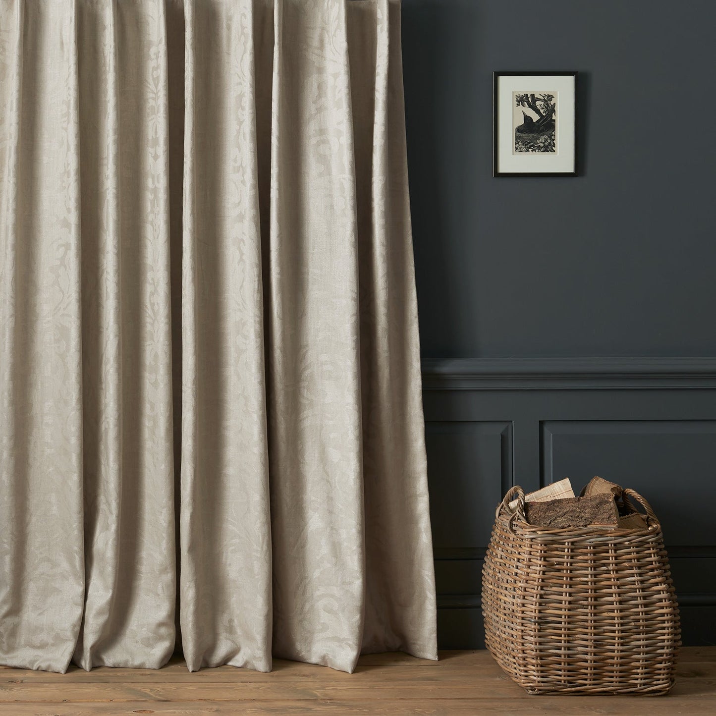 Linwood Miletto Pale Almond FR Made to Measure Curtains