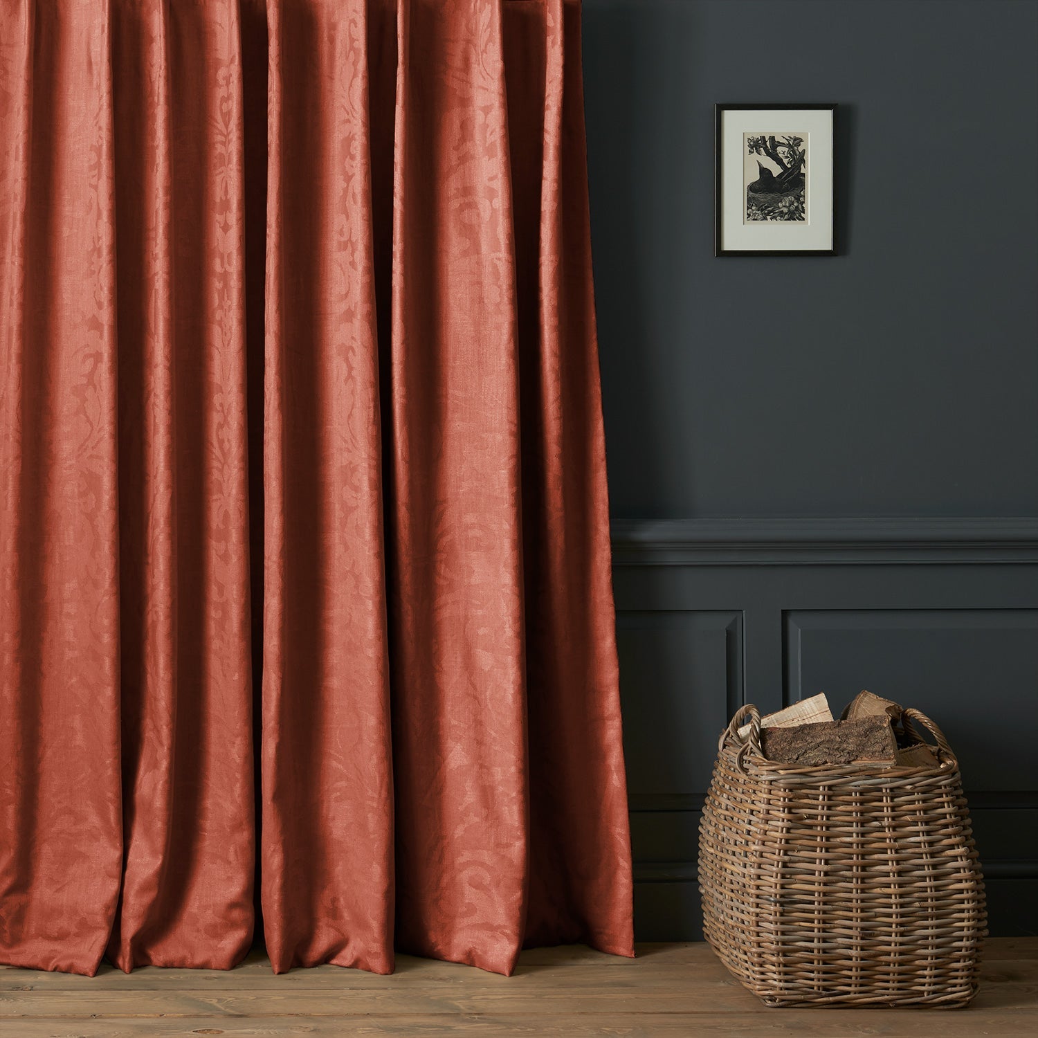 Linwood Miletto Pepper Made to Measure Curtains