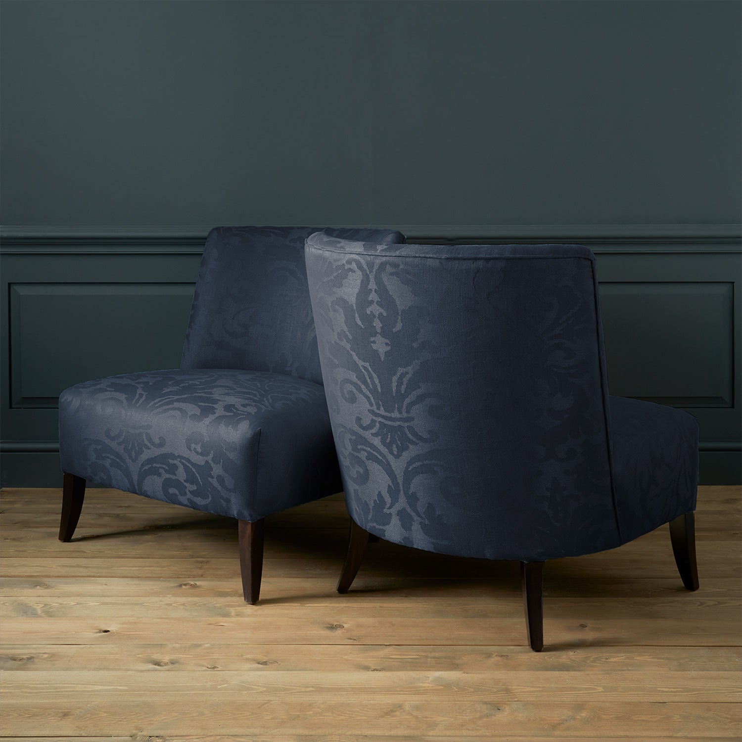 Linwood Miletto Midnight FR Made to Measure Curtains