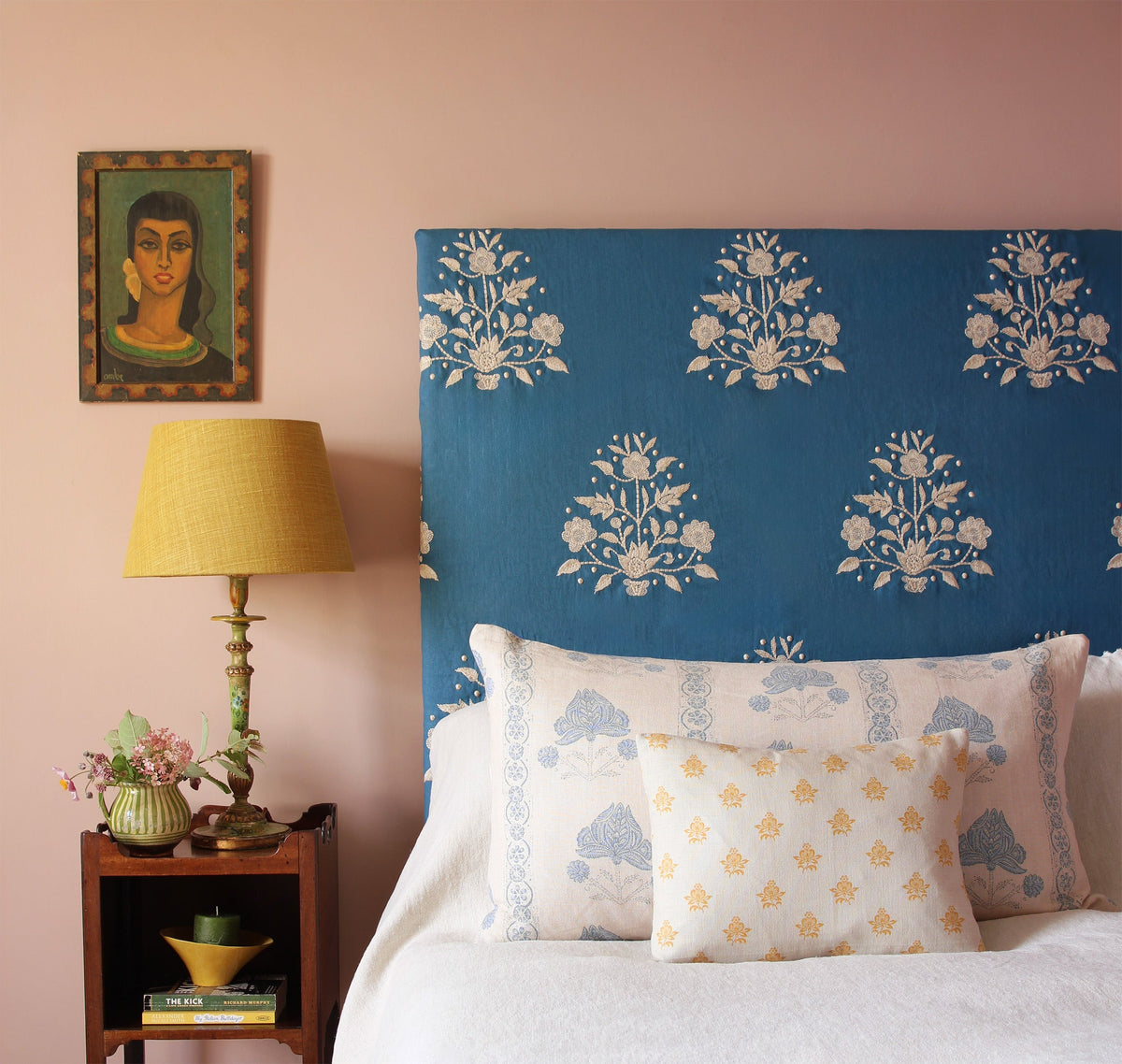 Kate Forman Mona India Blue Made to Measure Roman Blinds – image 2