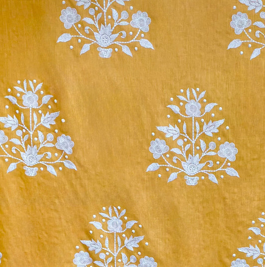 Kate Forman Mona Saffron Made to Measure Roman Blinds