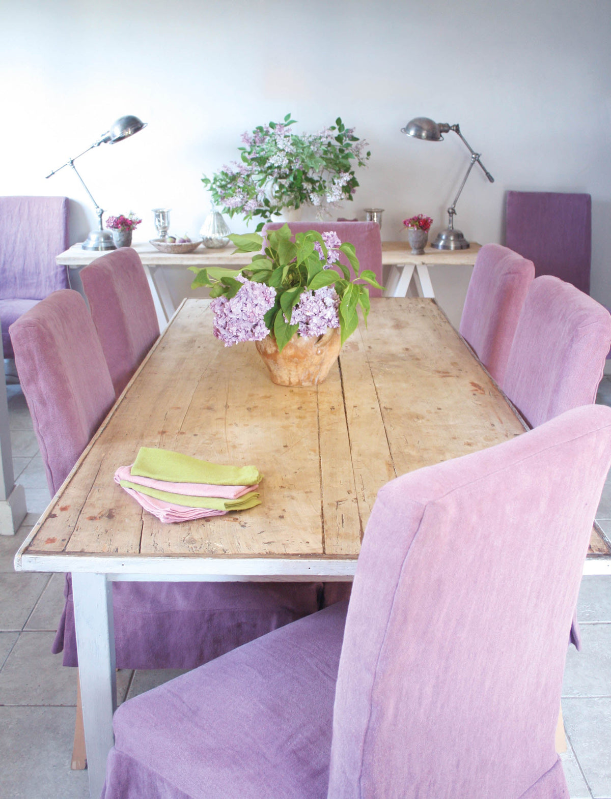 Kate Forman Stonewash Mulberry Made to Measure Roman Blinds – image 2
