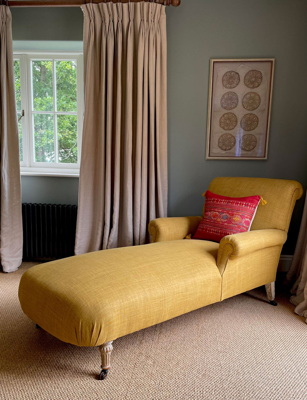 Kate Forman Laundered Linen - Mustard Made to Measure Curtains – image 5