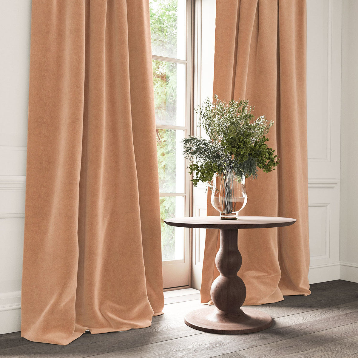 Linwood NoMo Ballet Pink FR Made to Measure Curtains