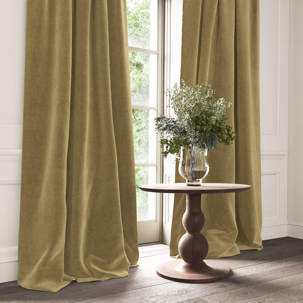 Linwood NoMo Beeswax FR Made to Measure Curtains