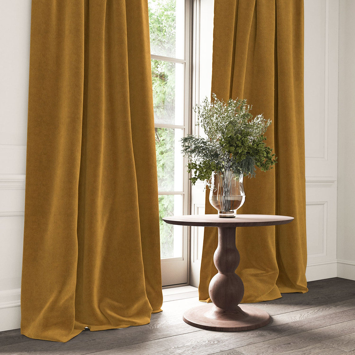 Linwood NoMo Bronze FR Made to Measure Curtains