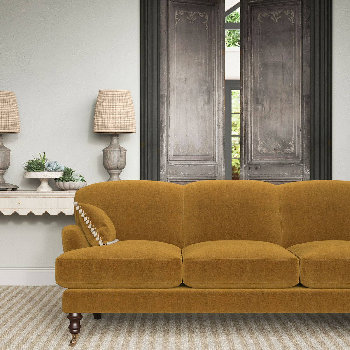 Linwood NoMo Bronze FR Made to Measure Curtains