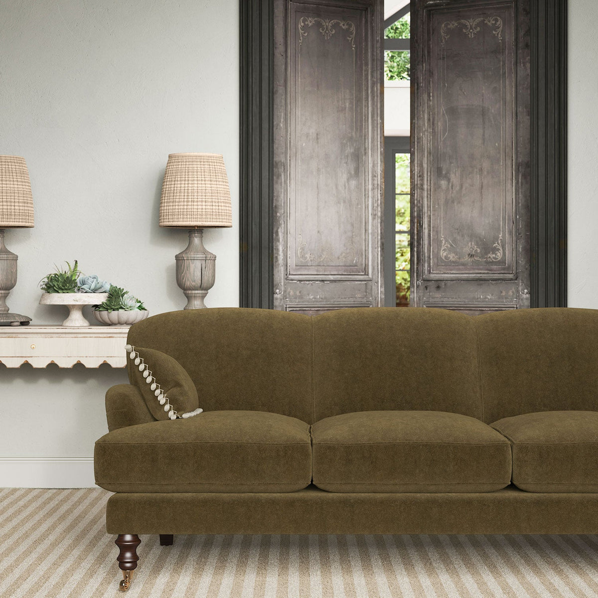 Linwood NoMo Cedar FR Made to Measure Curtains
