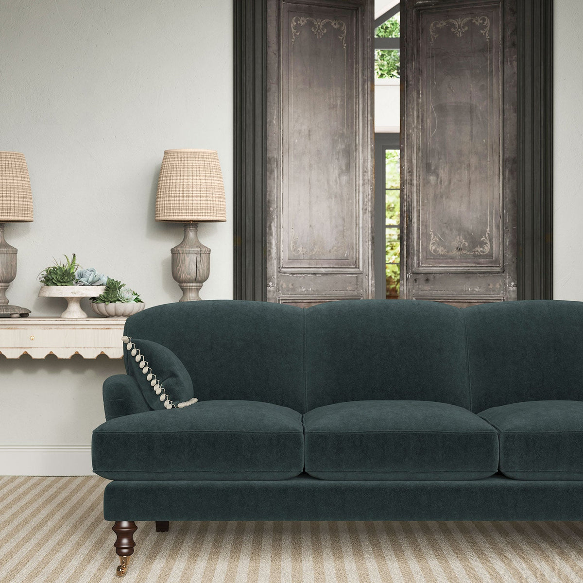 Linwood NoMo Deep Ocean FR Made to Measure Curtains