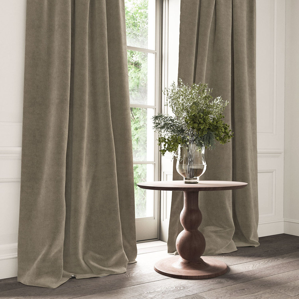 Linwood NoMo Dove FR Made to Measure Roman Blinds