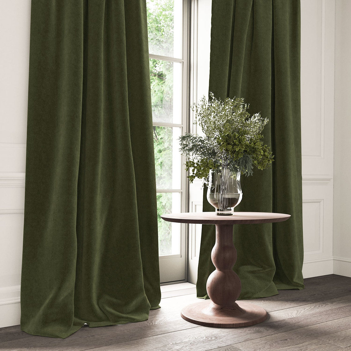 Linwood NoMo Fern FR Made to Measure Curtains