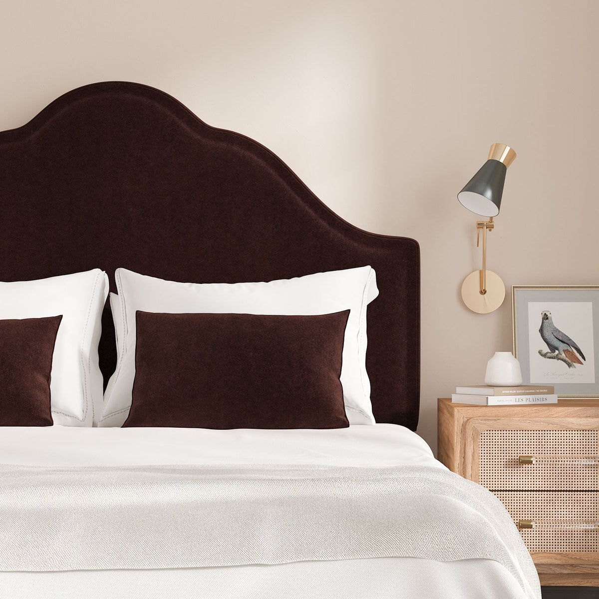 Linwood NoMo Merlot FR Made to Measure Curtains