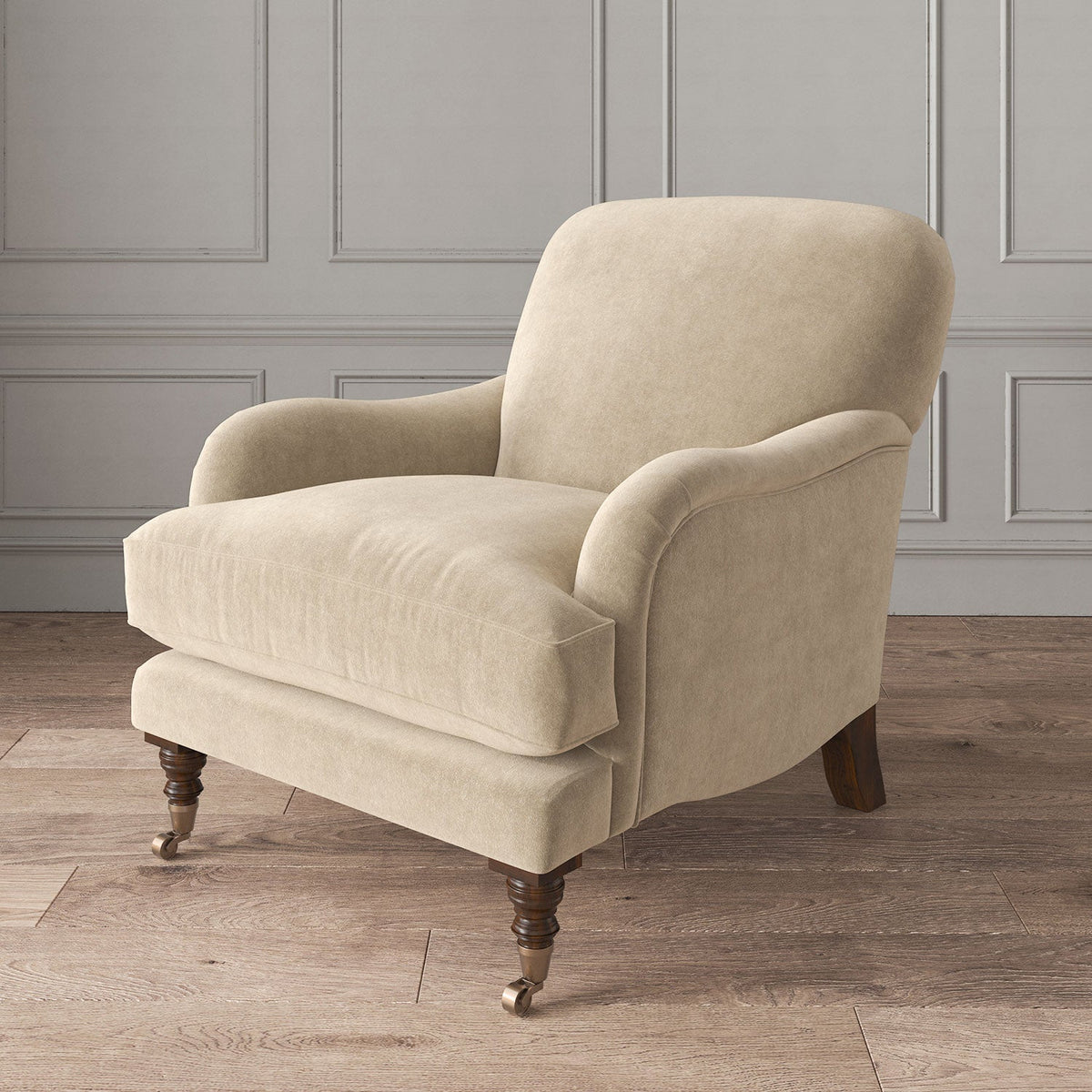 Linwood NoMo Oyster FR Made to Measure Curtains