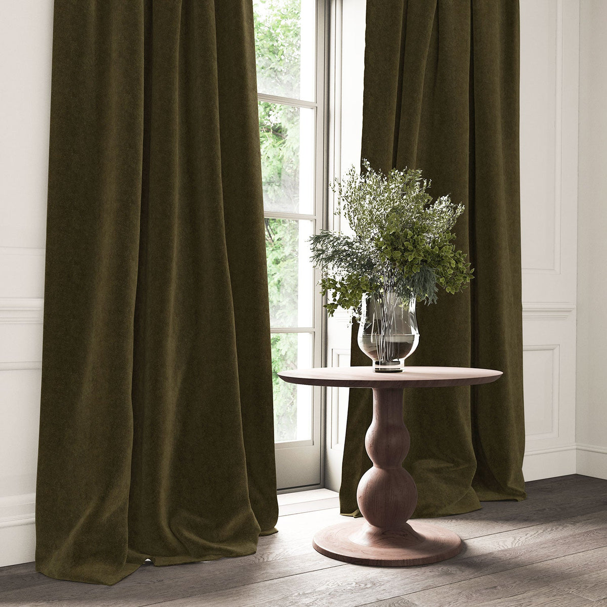 Linwood NoMo Pine FR Made to Measure Roman Blinds