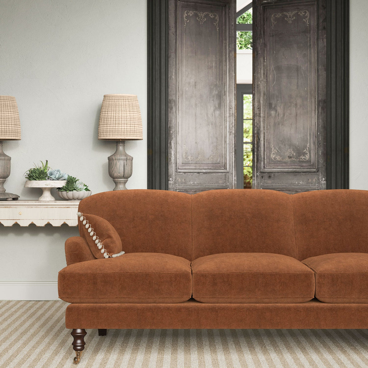 Linwood NoMo Rose FR Made to Measure Curtains
