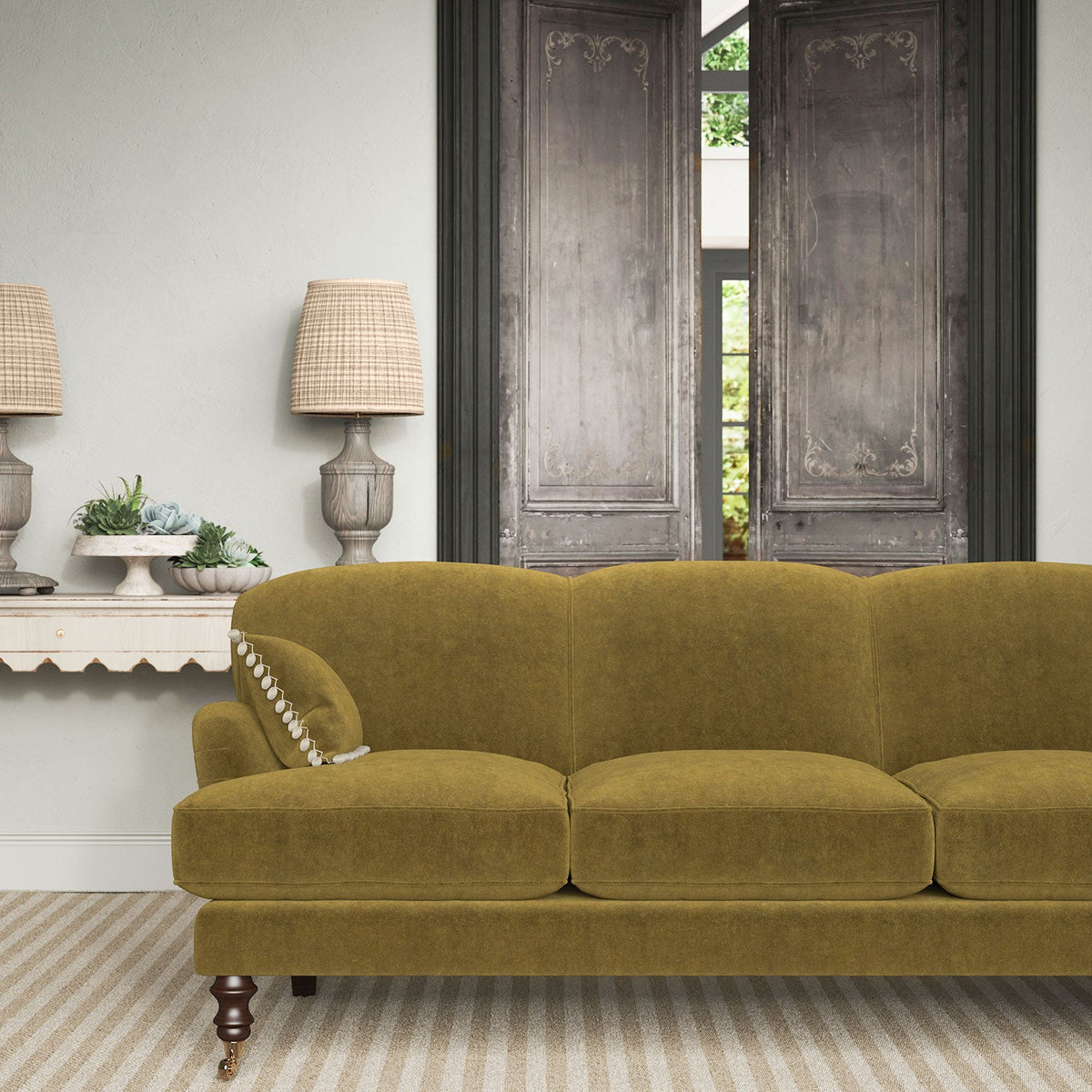 Linwood NoMo Seaweed FR Made to Measure Roman Blinds