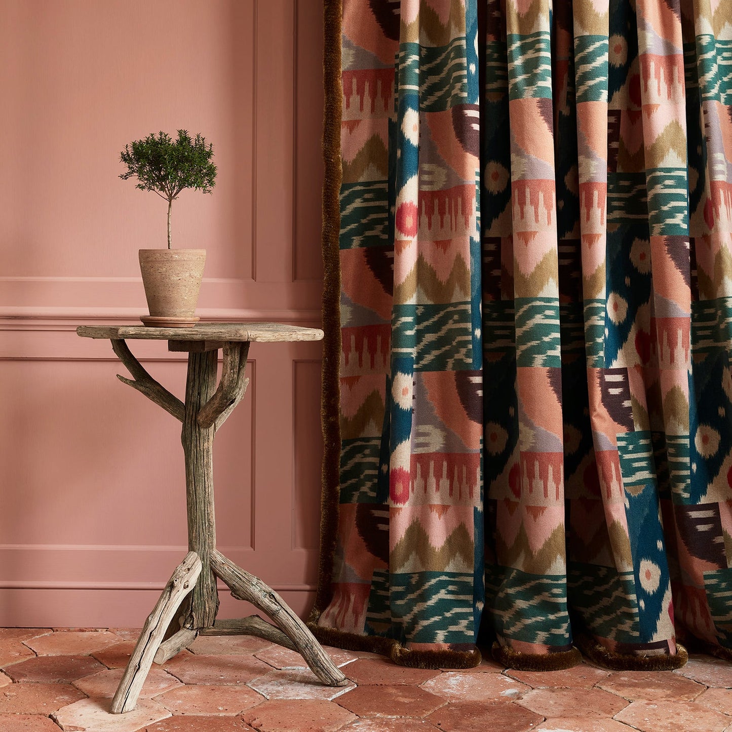Linwood Java Lotus FR Made to Measure Curtains