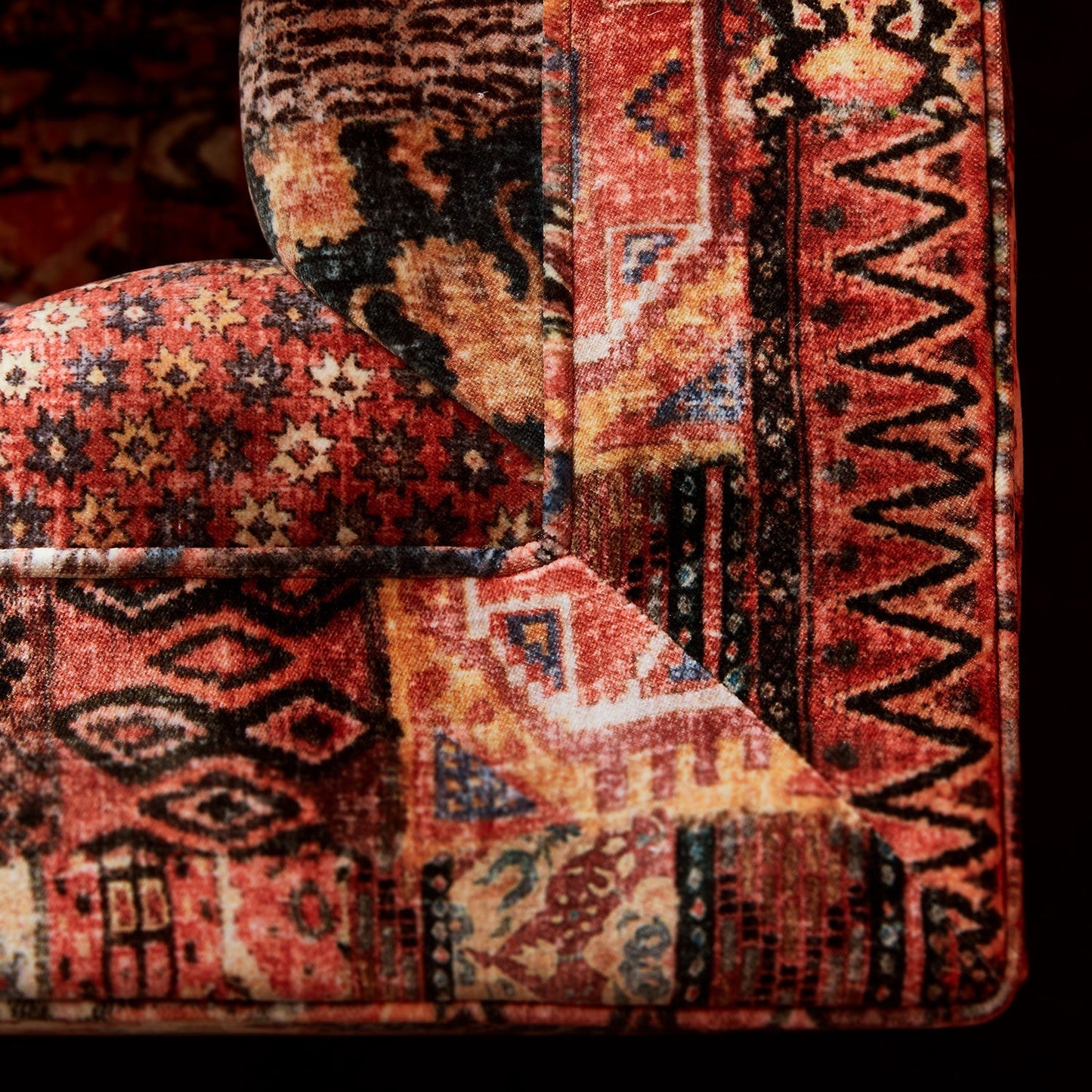 Linwood Fez Paprika FR Made to Measure Curtains