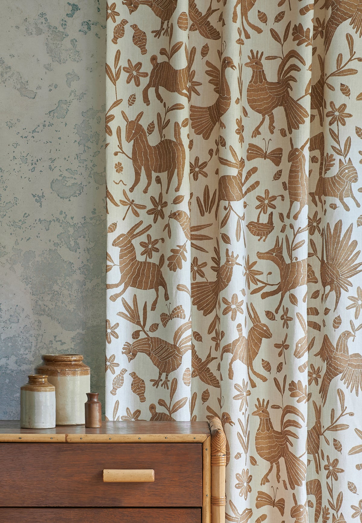 Lewis & Wood Otomi Foxy Made to Measure Curtains – lifestyle photograph