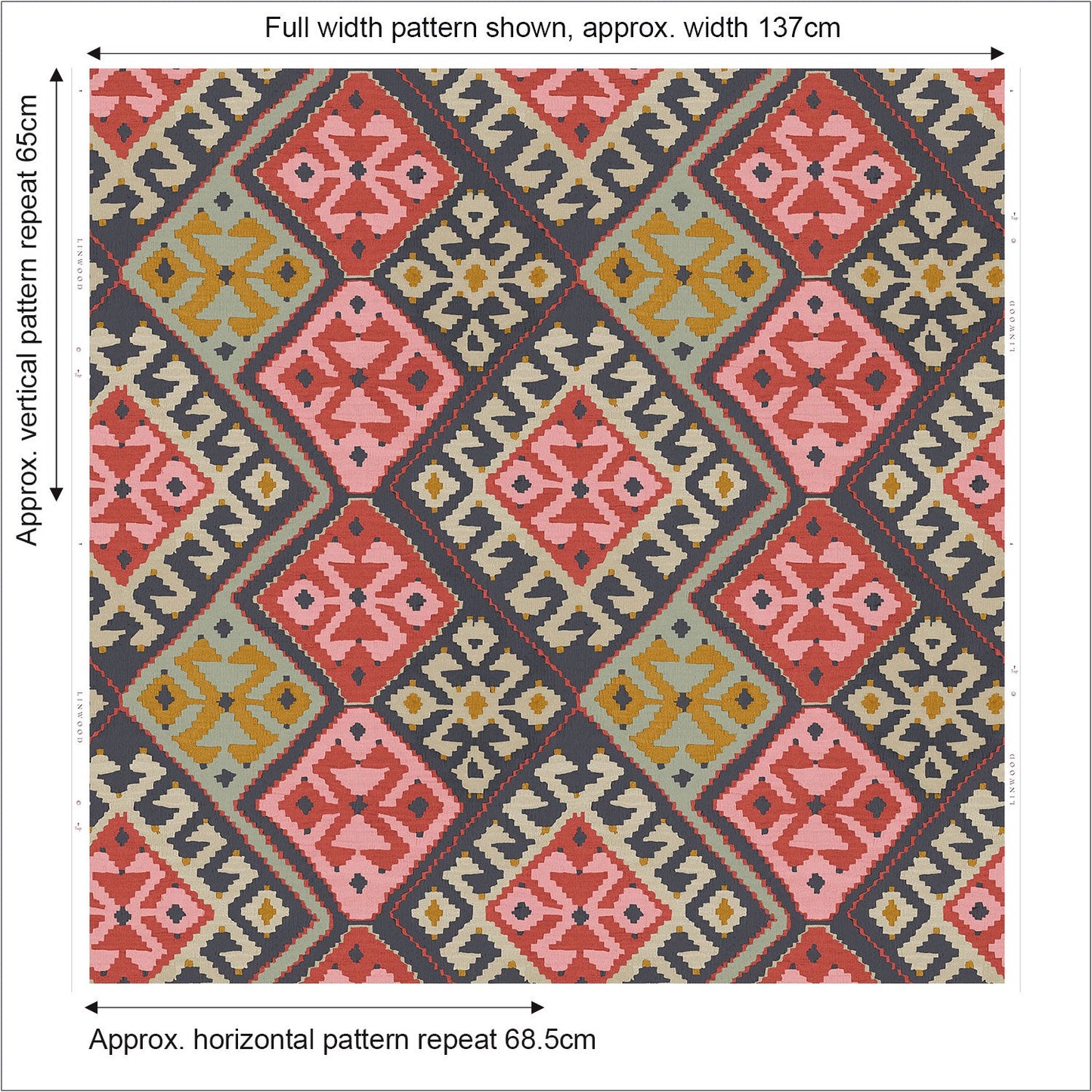 Linwood Otto Henna FR Made to Measure Curtains
