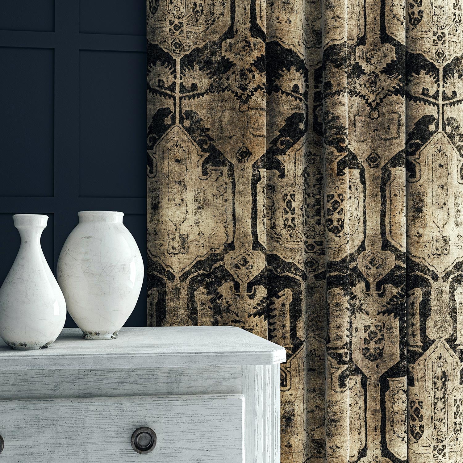Linwood Chora Carbon FR Made to Measure Curtains