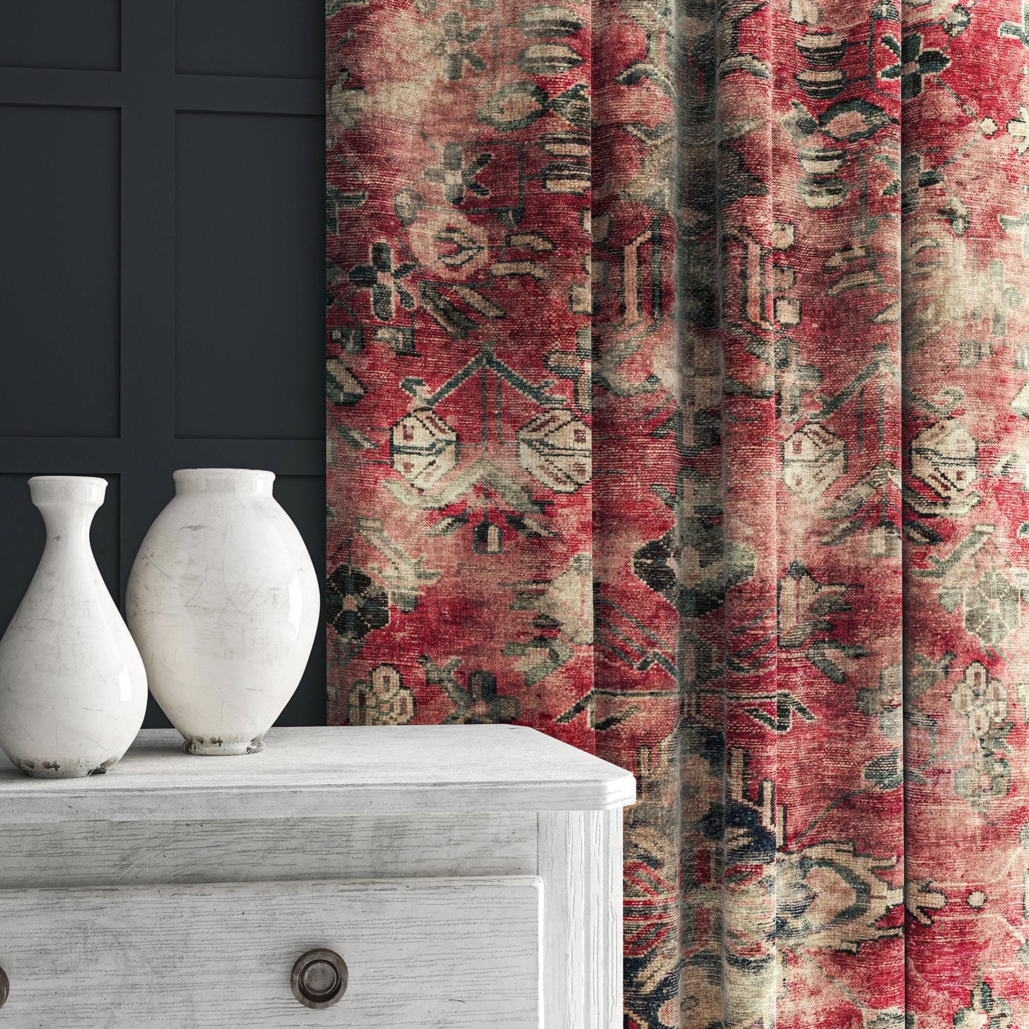 Linwood Hali Ruby FR Made to Measure Curtains