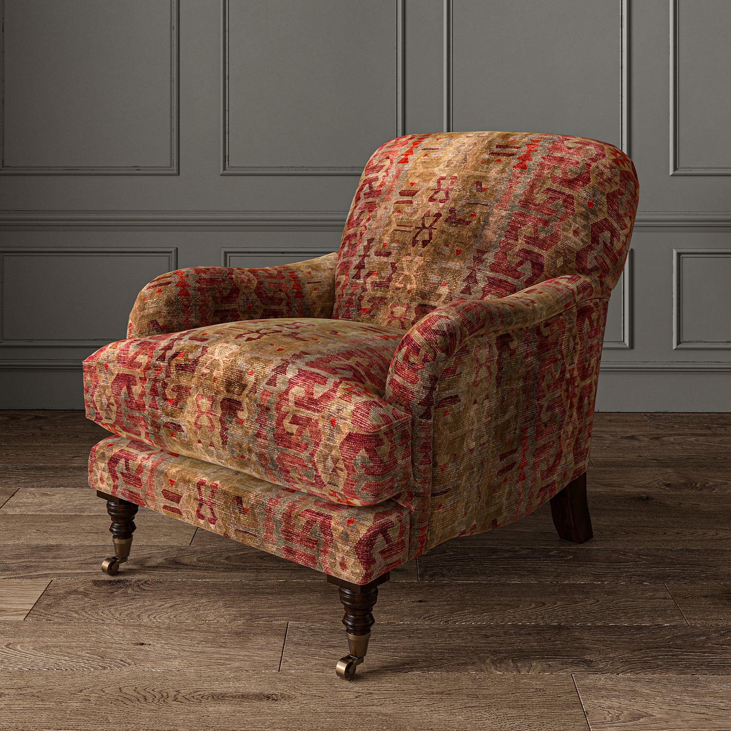 Linwood Samimi Earth FR Made to Measure Curtains