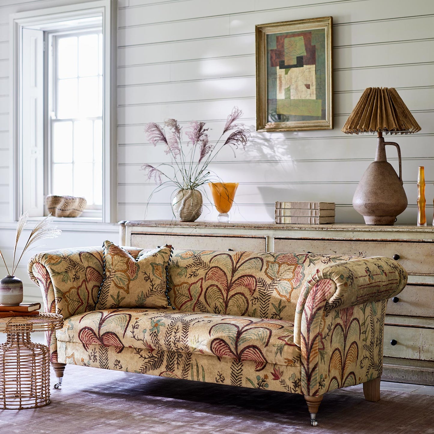 Linwood Songbird Sand FR Made to Measure Curtains