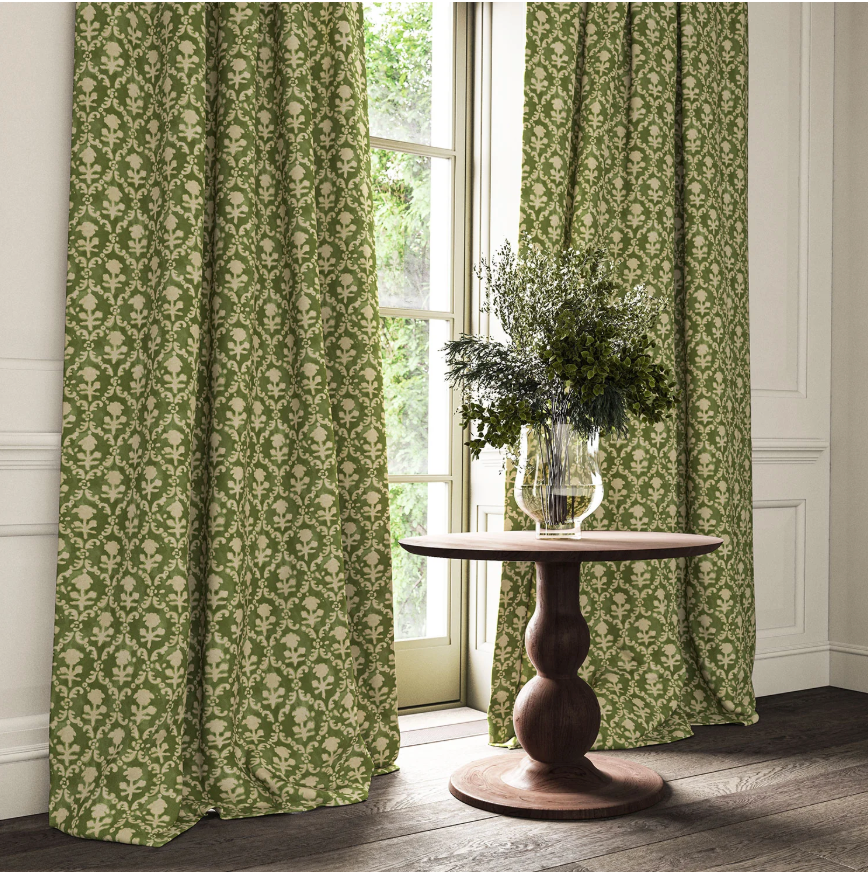 Olive - Hinako, Maru Collection by Linwood - Curtains