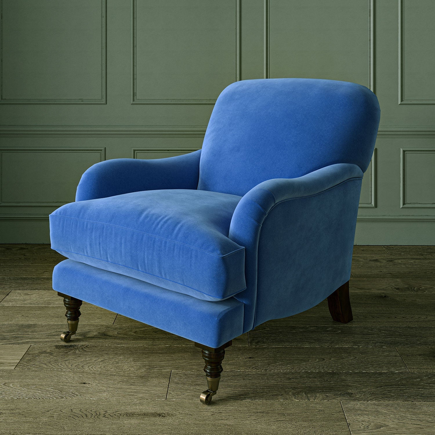 Linwood Omega Cerulean CFR Made to Measure Curtains