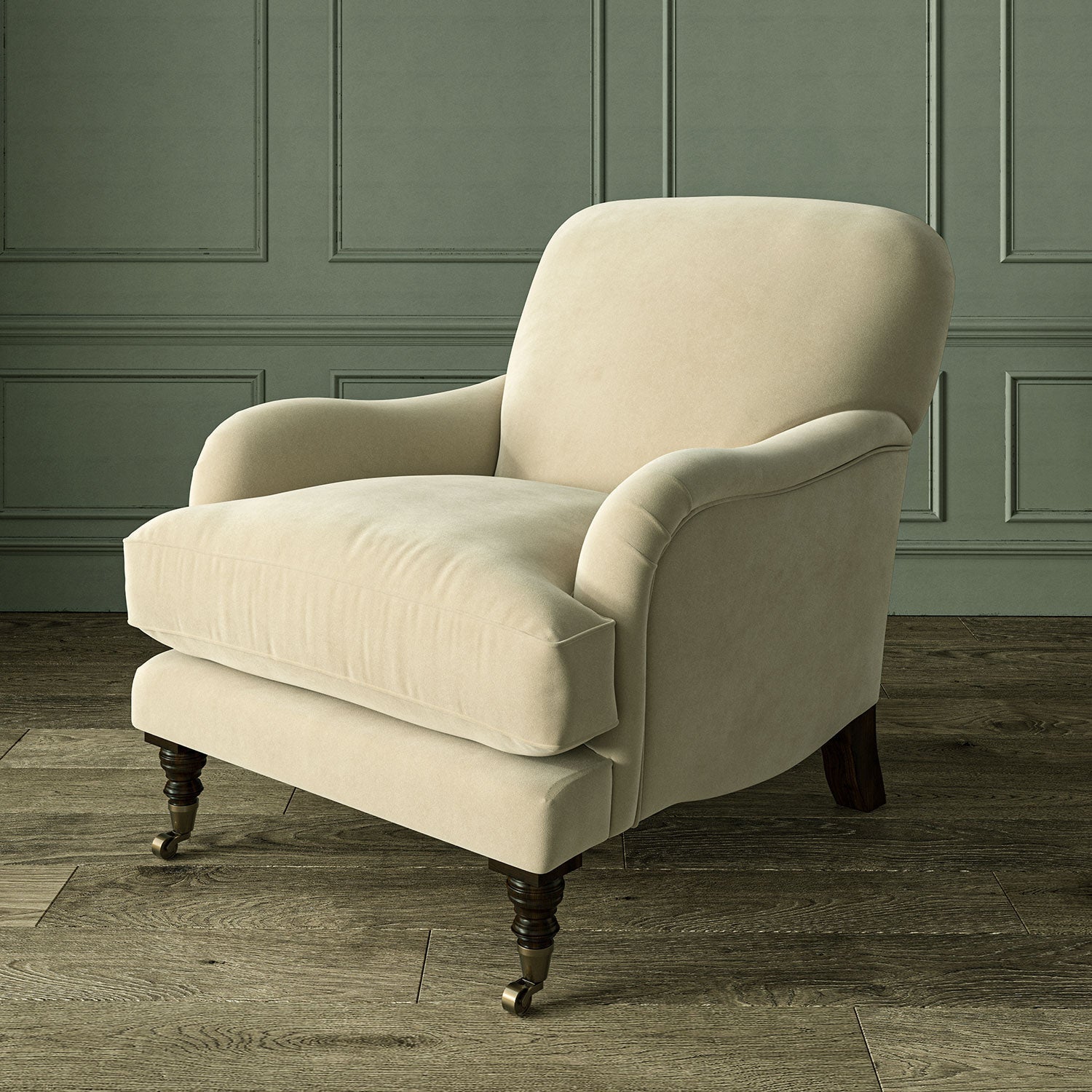 Linwood Omega Chalk CFR Made to Measure Curtains